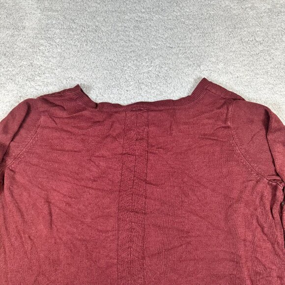 Worthington Sweater Womens burgundy Plus Size 2X Crew Neck long Sleeve Pullover - Picture 4 of 12